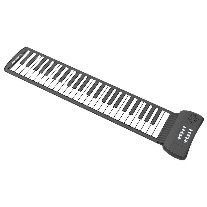 跨境热销49键手卷钢琴 USB琴硅胶键盘初学者便携式电子钢琴批发